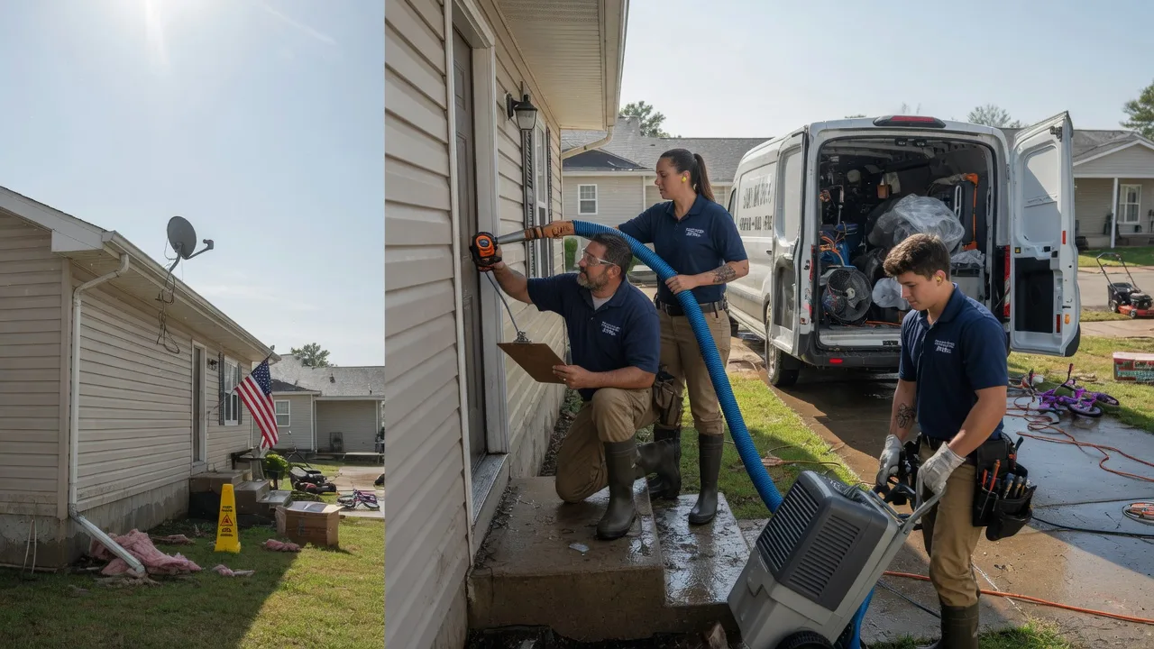 Ceiling Water Damage Restoration in Thorofare, NJ near me
